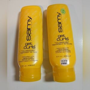 Set Of Samy Get Curls Curl Reactivator 8 oz Serum Cream Lotion Discontinued NEW